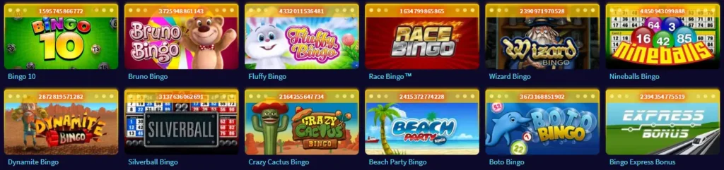 Le Bingo sur GAMETWIST CASINO