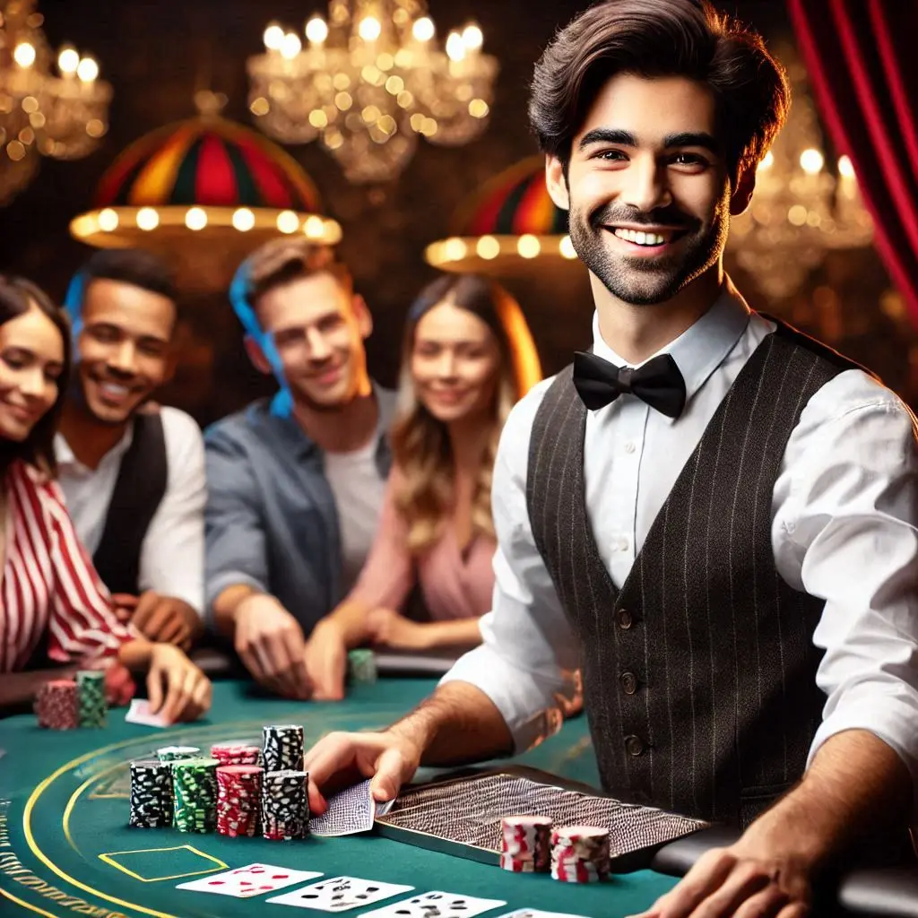 croupier au poker GAMETWIST CASINO